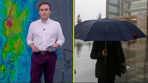 Lluvia en Santiago: Alejandro Sepúlveda adelanta la hora en que comenzará a llover en la Región Metropolitana