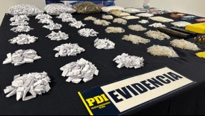 PDI de San Ramón incautó drogas avaluadas en más de $46 millones: Detenidos poseían cargadores de subametralladora