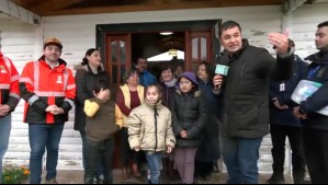 Operativo logra llevar ayuda a familias aisladas en Quillón: Niña de 7 años fue atendida de urgencia por un odontólogo en su casa