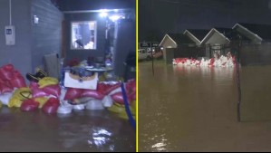 Se reactiva la lluvia en Angol mientras continúa la emergencia por el desborde del río Rehue