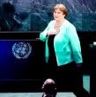 Michelle Bachelet sostuvo que la ONU necesita ser más eficaz, representativa y cercana a las personas. Además, afirmó que es momento de que una mujer latinoamericana lidere la organización.