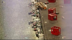 Autopista Central: Caída de bebidas de un camión provoca corte total de tres pistas hacia Santiago