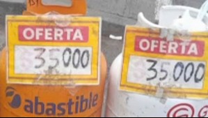 Alerta por venta de cilindros de gas vacíos: Ofrecen balones de 15 kilos por hasta $45 mil en redes sociales