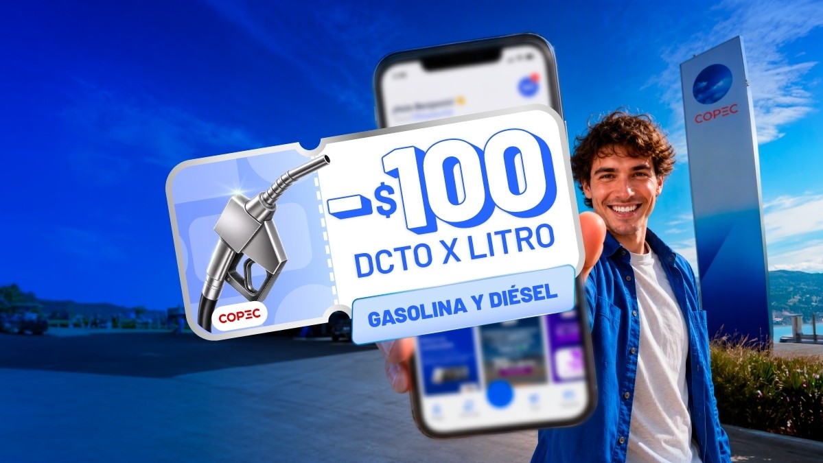 Copec entrega cupón de $100 por litro de descuento todos los domingos de agosto: Conoce cómo activarlo