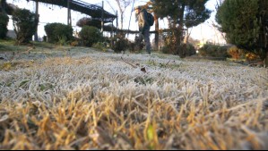 Hasta -3°C y con la RM incluida: Emiten advertencia por heladas en zonas de seis regiones del país