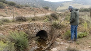 Estuvo oculto durante décadas: Histórico puente de 1926 reapareció tras las intensas lluvias en la región de Coquimbo