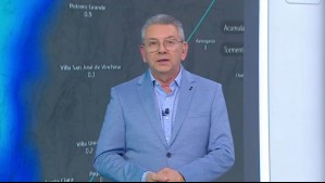 Hasta 75 mm de lluvia en 30 horas: Jaime Leyton advierte riesgo de aluviones en el norte para la próxima semana