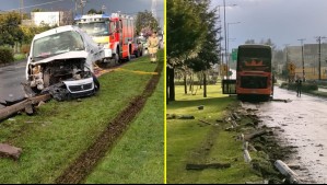 Accidente en Temuco deja dos fallecidos y un menor en riesgo vital: Bus trasladaba a planteles de Deportes Temuco