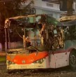 Meganoticias tuvo acceso a varios videos que muestran el estado en el que quedó el bus eléctrico del sistema RED Movilidad que se incendió la tarde de este sábado en Providencia. ¡Mira los registros!