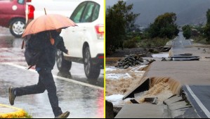 'Vaguada en altura': Emiten alertas por lluvias fuertes 'en corto período de tiempo' e 'isoterma cero alta' en zonas de 3 regiones