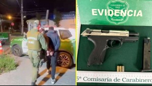 Disparó al aire cerca de una unidad policial y huyó en camioneta: Hombre terminó detenido en Independencia
