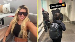 Coté López viaja a Catar para dejar a su hijo con Luis Jiménez y Gala Caldirola le deja mensaje en redes sociales