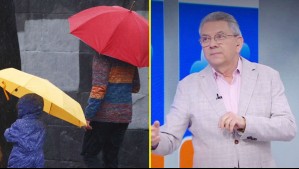 'Hay que andar trayendo el paraguas': Jaime Leyton adelanta tres días seguidos de lluvias en Santiago