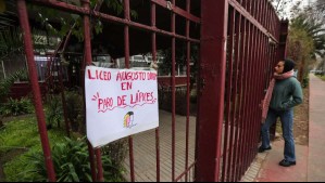 Suspenden clases presenciales en Liceo Augusto D'Halmar por amenazas a alumno