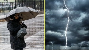 Hay probabilidad de granizos: Emiten alerta por tormentas eléctricas en la RM y otras 4 regiones de Chile