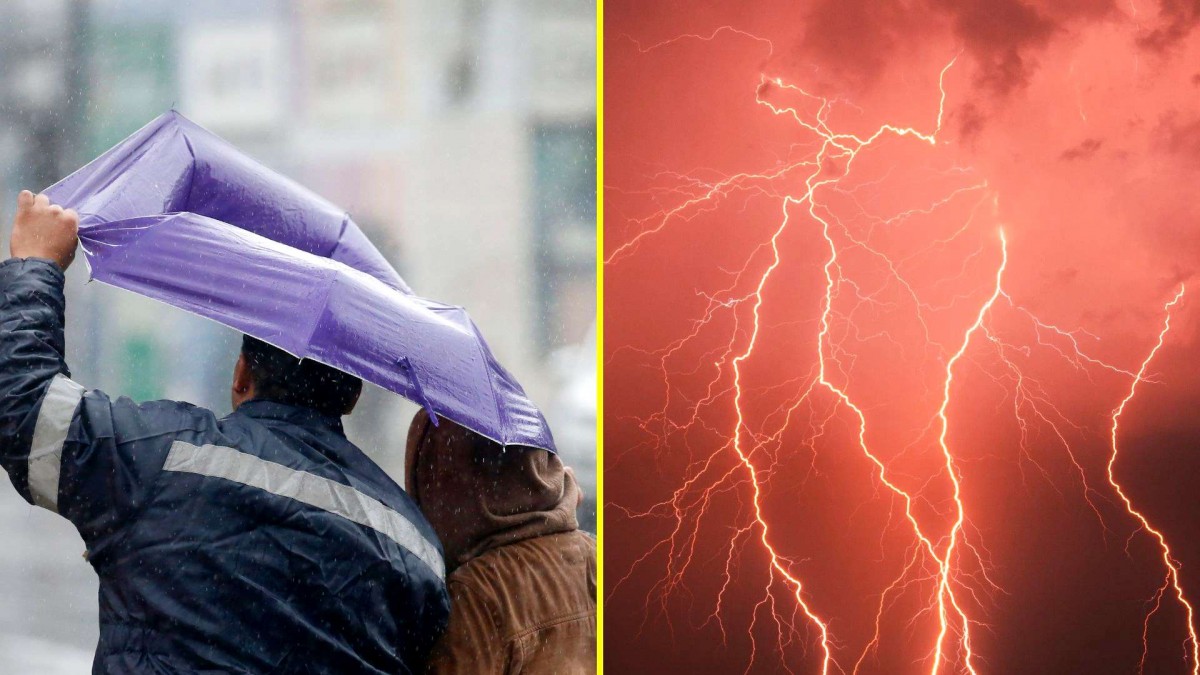 Senapred extiende alertas preventivas por fuertes vientos y tormentas eléctricas en diversas regiones