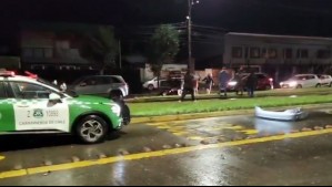 Tres bomberos resultaron atropellados mientras trabajaban en emergencia en Chiguayante: Uno de ellos está grave