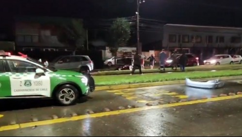 Tres bomberos resultaron atropellados mientras trabajaban en emergencia en Chiguayante: Uno de ellos está grave