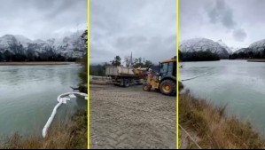 Derrame de combustible alcanza aguas del río Baker: Autoridades monitorean trazas de contaminación