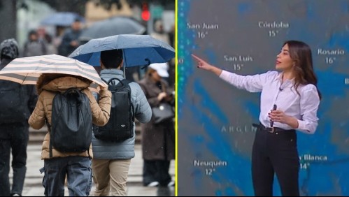 Meteoróloga de Megatiempo anticipa 'lluvias' y 'tormentas eléctricas' durante la tarde de este sábado en Santiago