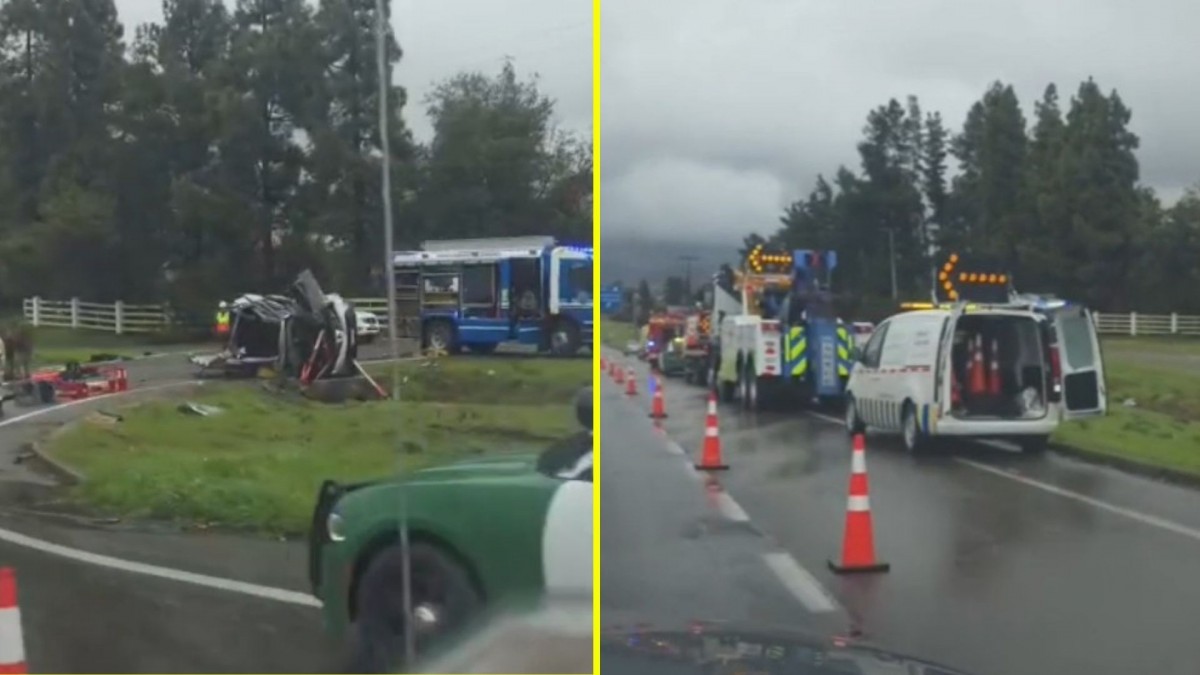 Grave accidente en la Ruta 68 deja un fallecido y un herido grave a la altura de Casablanca