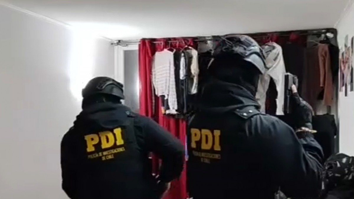 Operativo en la "Pequeña Caracas": Detienen a 4 sujetos por comercializar droga en Estación Central
