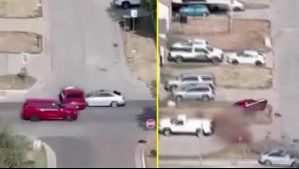 Persecución captada por dron termina en espectacular choque múltiple en Estados Unidos