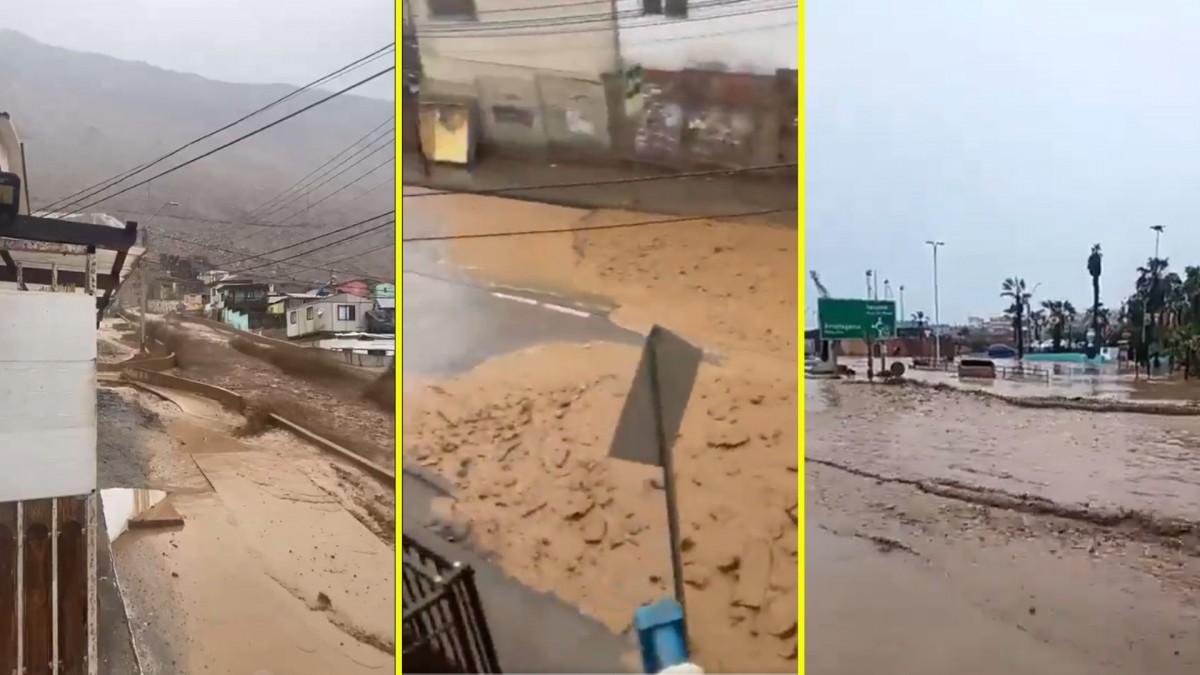 Declaran Alerta Roja para las comunas de Antofagasta, Taltal, Mejillones y Tocopilla por evento meteorológico