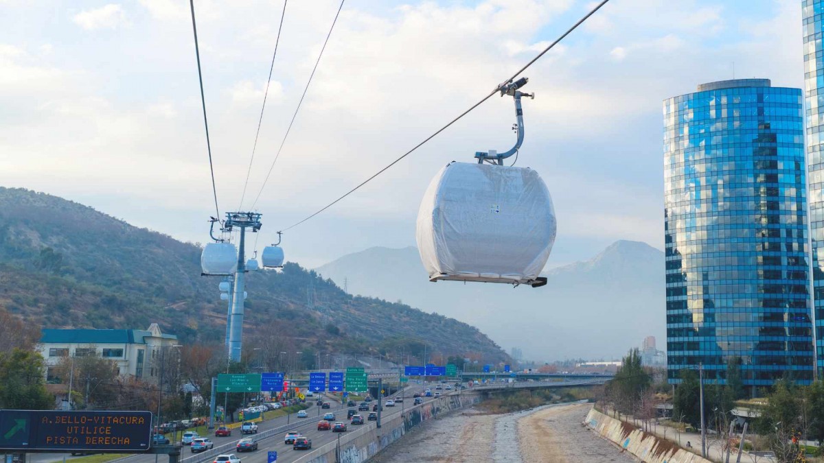 Así será el innovador sistema de pago del futuro Teleférico Bicentenario de Santiago