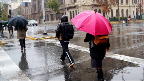 Se aproximan lluvias a Santiago: Anuncian precipitaciones durante casi toda la próxima semana en la capital