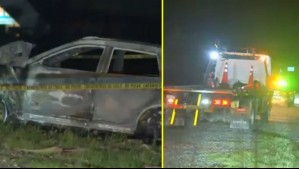 Fatal accidente en la Ruta 78: Vehículo chocó contra una palmera y terminó completamente calcinado