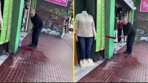 Denuncia en redes sociales: Dueño de zapatería es detenido y formalizado tras agredir con cloro a locataria vecina en Talagante