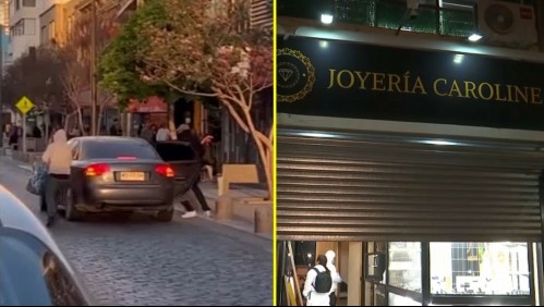 Asaltan joyería en pleno centro de Viña del Mar: Robo estaría avaluado en $70 millones