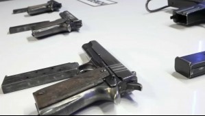 Incautan 9 armas argentinas que eran vendidas por más de $10 millones a bandas narco