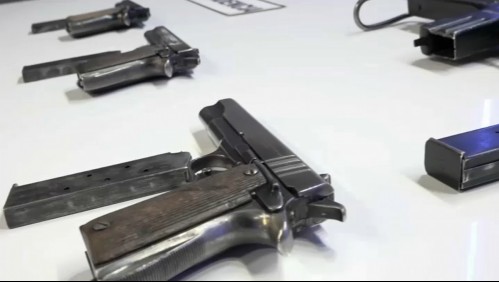 Incautan 9 armas argentinas que eran vendidas por más de $10 millones a bandas narco