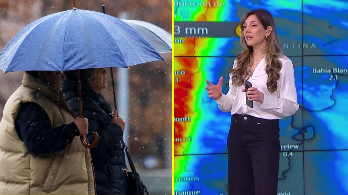 "Van a ser varios días de lluvias": Meteoróloga de Megatiempo pronostica 200 mm por sistemas asociados a "río atmosférico"