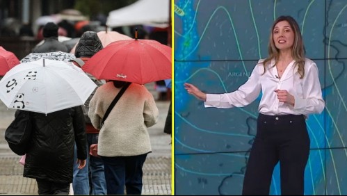 'Sucesión de sistemas frontales': Meteoróloga de Megatiempo anuncia cuál será el día con lluvias de 'mayor intensidad' en Santiago