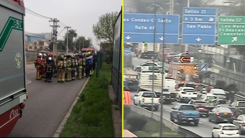 Fuga de amoníaco en Maipú genera evacuación de colegio y cortes de tránsito