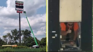 'Una despedida sin decir adiós': Quedó atrapado a 40 metros de altura y grabó sus posibles últimas palabras a sus hijos y esposa