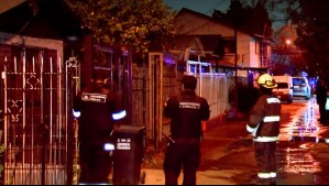Incendio en vivienda de Conchalí deja un fallecido