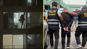 Detienen en Perú a acusado de femicidio frustrado e incendio en Santiago: Prendió fuego a expareja y huyó por los balcones