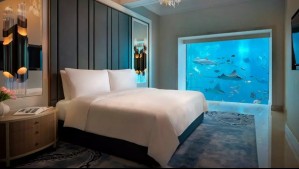 Lujoso hotel sorprende con habitaciones y restaurante bajo el mar