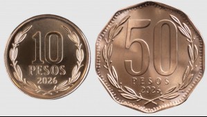 Nuevas monedas de $10 y $50: Esta es la fecha en que comienzan a circular