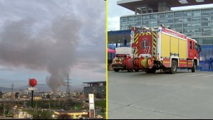 Amago de incendio afecta a cárcel Santiago 1: Columna de humo es visible desde el exterior