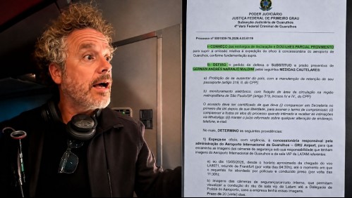 Justicia brasileña libera a Germán Naranjo: queda con tobillera electrónica y no podrá salir de Sao Paulo antes del juicio
