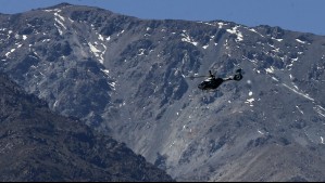 Helicóptero cae en el Cajón del Maipo: Piloto fue rescatado y está fuera de riesgo vital