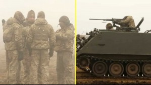 A bordo de tanques y en una intensa niebla: Chile realiza ejercicios militares en Magallanes