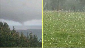 'Se mantendrá el resto de la jornada': Videos muestran nuevas trombas marinas e intensas granizadas por inestabilidad atmosférica