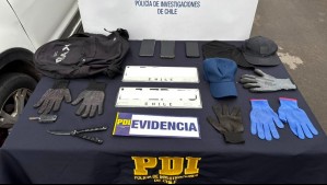 Delitos relacionados con salidas de banco: PDI detiene a tres sujetos que transitaban en auto con encargo por robo en San Miguel