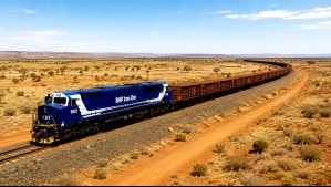 Inauguraron tren y se transformó en récord Guinness gracias a sus 7 kilómetros de largo y casi 100 mil toneladas de peso
